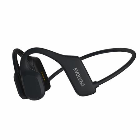 EVOLVEO BoneSwim Lite MP3 8GB, bezdrátová sluchátka s mikrofonem na lícní kosti,