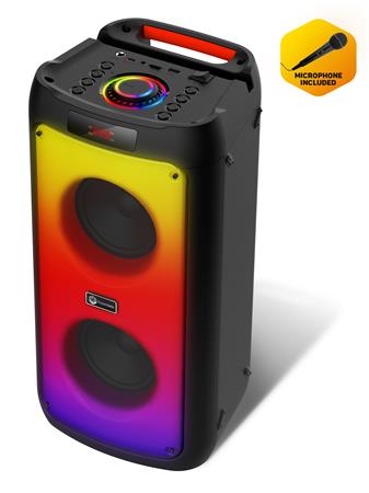 CONNECT IT Hyperbass BEAT+ bluetooth party reproduktor,2x30W,BT,USB,MicroSD,mikr