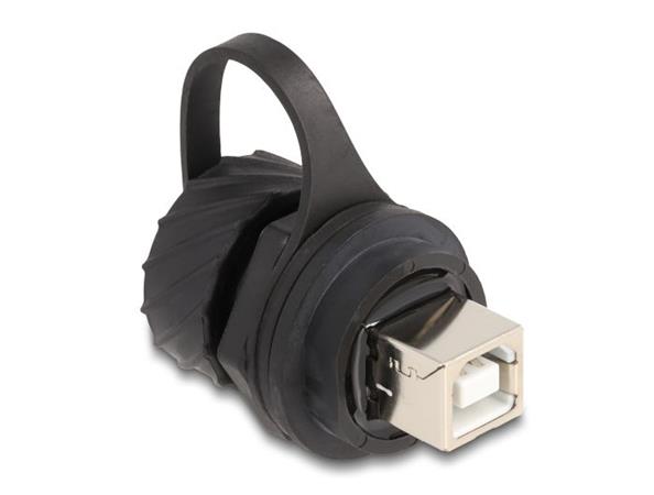 Delock Kabelový konektor USB 2.0 Typ-B ze zásuvky na zásuvku k instalaci s bajon