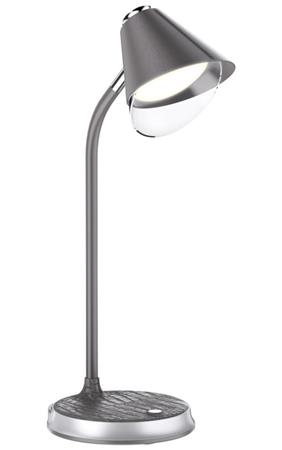 IMMAX LED stolní lampička FINCH/ Qi nabíjení/ 9W/ 12V/2A/ stmívatelná/ šedá + st