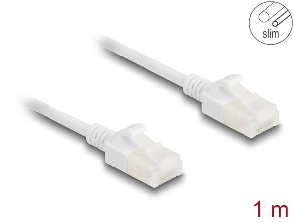 Delock Síťový kabel RJ45 Cat.6A, ze zástrčky na zástrčku, s robustní západkou, p