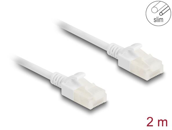 Delock Síťový kabel RJ45 Cat.6A, ze zástrčky na zástrčku, s robustní západkou, p