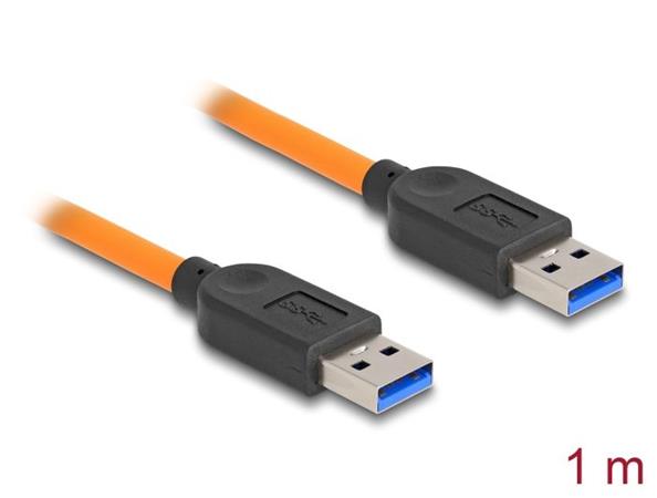 Delock USB 5 Gbps kabel, ze zástrčky USB Typu-A na zástrčku USB Typu-A, k focení