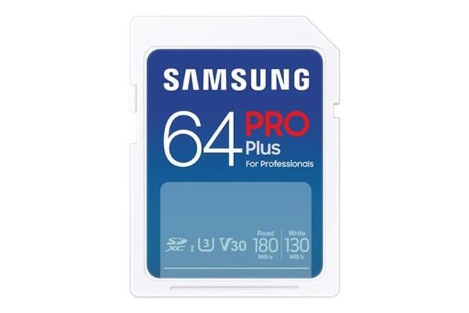 Samsung SDXC PRO PLUS/SDXC/64GB/180MBps/UHS-I U3, V30