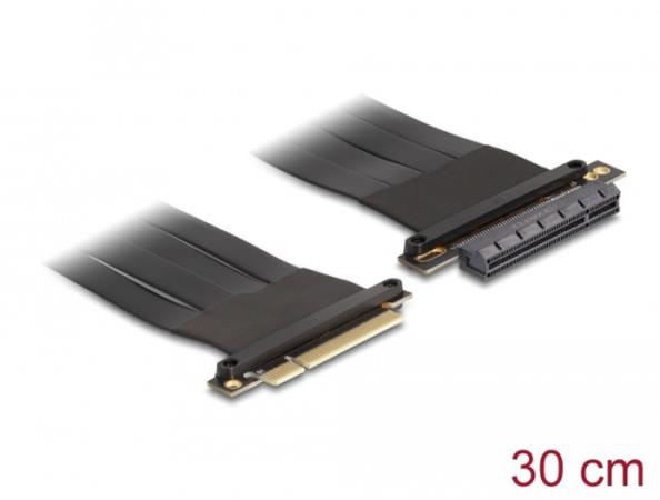 Delock Riser karta PCI Express, ze zástrčky x8 na slot x8, s kabelem, délka 30 c