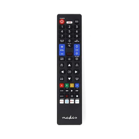 Nedis TVRC45SABK - Náhradní Dálkový Ovladač | Samsung TV | Předprogramovaný | Če