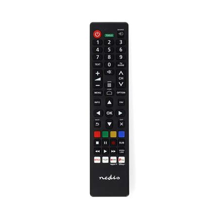 Nedis TVRC45PASHBK - Náhradní Dálkový Ovladač | Panasonic / Sharp TV | Předprogr