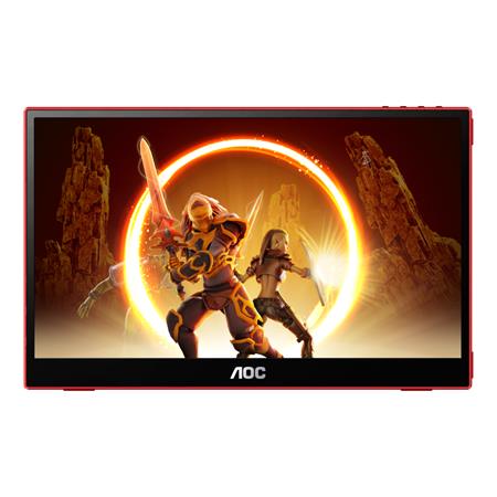 AOC LCD herní 16G3 15,6" IPS/1920x1080@144Hz/4ms/250cd/80M:1/microHDMI/2xUSB-C/R