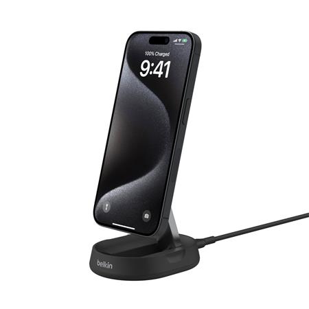 Belkin BOOST CHARGE™ PRO konvertibilní Qi2 15W magnetický nabíjecí stojan, bez a