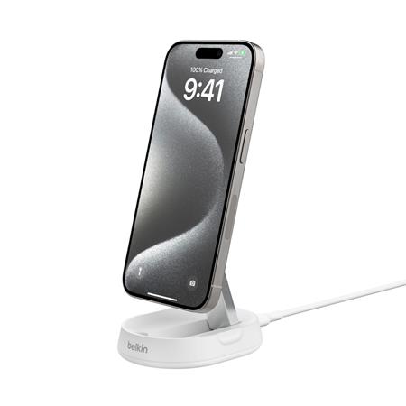 Belkin BOOST CHARGE™ PRO konvertibilní Qi2 15W magnetický nabíjecí stojan, bez a