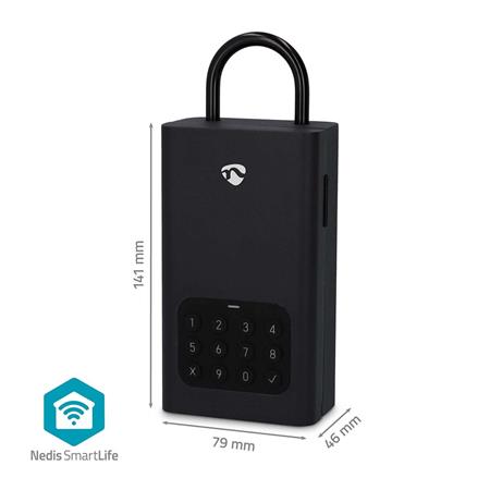Nedis BTHKB10BK - Schránka na klíče SmartLife| Key Safe | Zámek | Venkovní | IPX