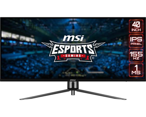 MSI Gaming monitor MAG401QR, 40"  IPS/3440x1440 (UWQHD)/155Hz/1ms/DP/2xHDMI/3xUS