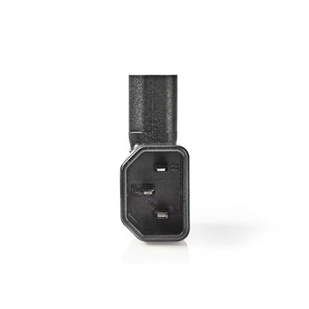 Nedis CEGB11904BK - Rozšíření Plug |  IEC-320-C13 | IEC-320-C14 | Úhlový Pravý |