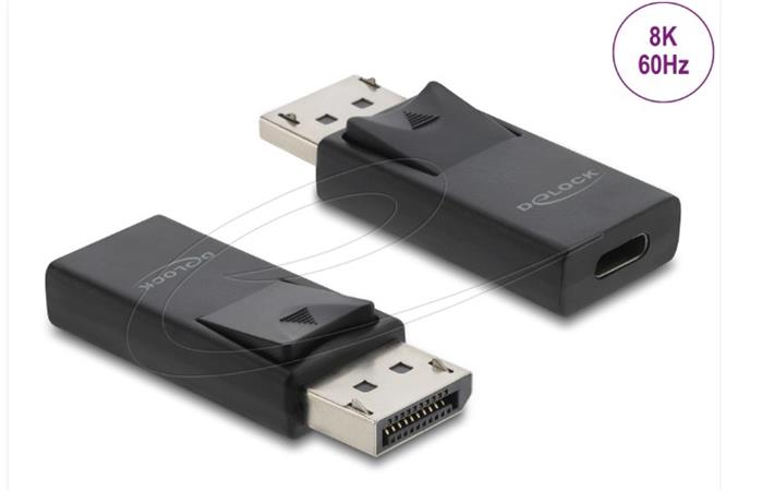 Delock Adaptér USB Type-C™ na DisplayPort 8K s podporou HDR a HDCP