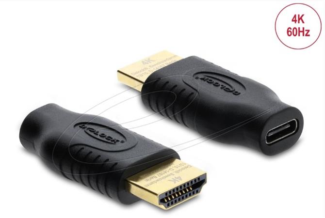 Delock Adaptér z rozhraní USB Type-C™ na HDMI (DP Alt Mode), 4K, 60 Hz, s podpor
