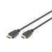 Digitus HDMI High Speed + Ethernet připojovací kabel, 2xstíněný, 2m 