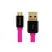 AVACOM MIC-40P kabel USB - Micro USB, 40cm, růžová