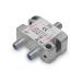 Ednet SAT Splitter, 2-way F-connector F/F/F, CE, Metal