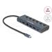 Delock USB Type-C Dokovací stanice 4K - HDMI / USB / Gigabit LAN / PD 3.0 90 W s přepínači