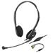 Genius HS-200C Headset, drátový, náhlavní, mikrofon, redukce na 1× 3,5 mm jack, černý